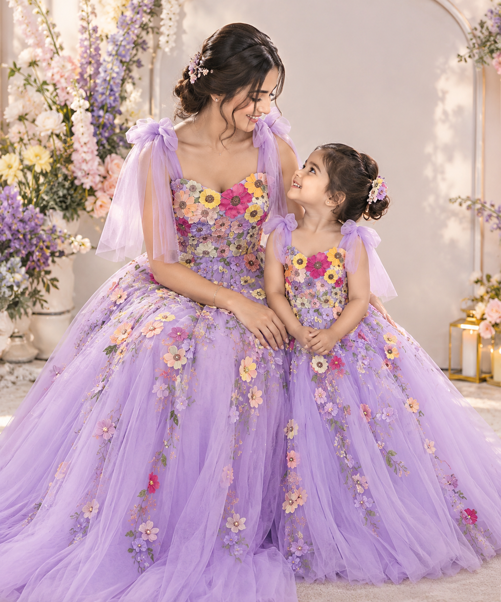 AVYA ARYAL – Custom Mother & Daughter Dress