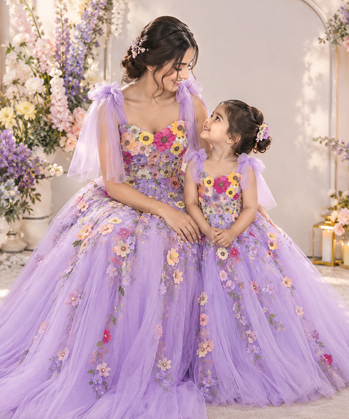 AVYA ARYAL – Custom Mother & Daughter Dress