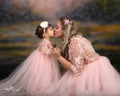 Champagne Gold Sequin Mother & Daughter Gowns